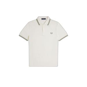 fpmm3600-y54-t-polo-met-dubbele-bies-fred-perry-lghecru-olivmint