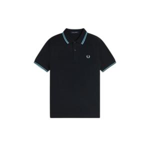 fpmm3600-y60-t-polo-com-duas-riscas-fred-perry-navy-mint-blue
