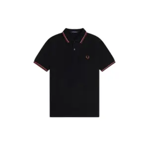 fpmm3600-y67-t-polo-a-double-lisere-fred-perry-blk-pttpnk-whbrw