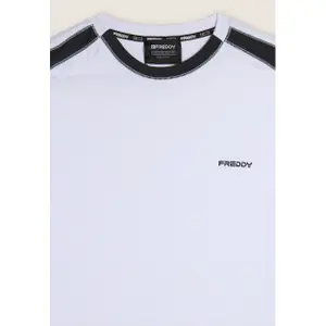 T-shirt com peças decorativas nos ombros para mulher Freddy image-2