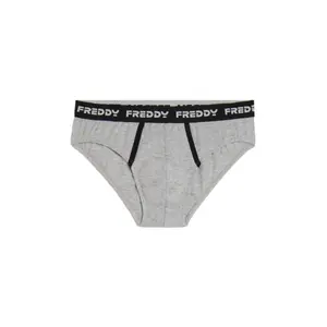 Σλιπ με ελαστική ζώνη από jacquard και λογότυπο Freddy image-0