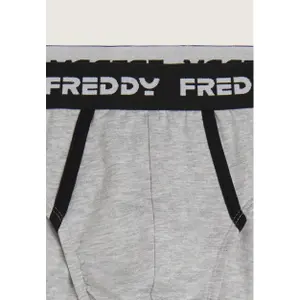 Σλιπ με ελαστική ζώνη από jacquard και λογότυπο Freddy image-2