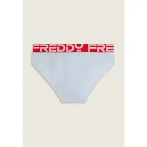 Slip con elastico de jacquard colorido y logo grande Freddy image-1