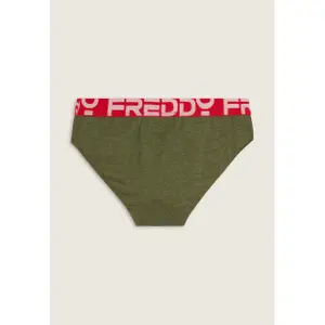Slip with colourful jacquard elastic and large logo Freddy image-1