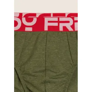 Slip with colourful jacquard elastic and large logo Freddy image-2