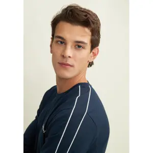 T-shirt με χρωματιστές ραφές, μακριά μανίκια Freddy image-5