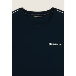 T-shirt με χρωματιστές ραφές, μακριά μανίκια Freddy image-6