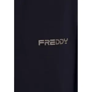 Joggingbukser i bomuldsfleece med ribkant og ribbede talje. Freddy image-2