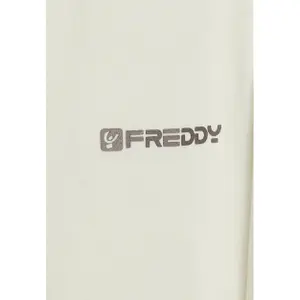 Joggingbukser i bomuldsfleece med ribkant og ribbede talje. Freddy image-2