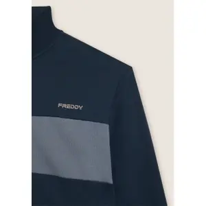 Reißverschluss-Sweatshirt mit kontrastierendem Streifen auf der Brust Freddy image-6