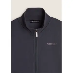 Stehkragen Zip-Hoodie mit Paspeltaschen Freddy image-2