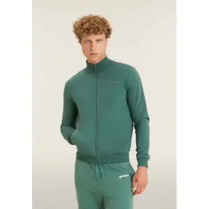 Stehkragen Zip-Hoodie mit Paspeltaschen Freddy image-2