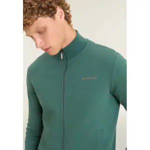 Stehkragen Zip-Hoodie mit Paspeltaschen Freddy image-5