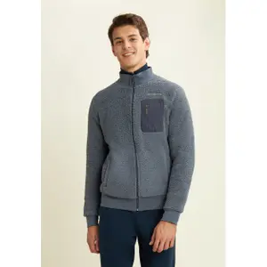 Sherpa-Fleece-Zip-Hoodie mit Stehkragen Freddy image-2