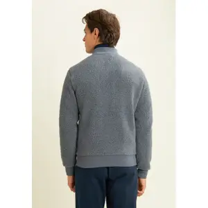 Sherpa-Fleece-Zip-Hoodie mit Stehkragen Freddy image-3