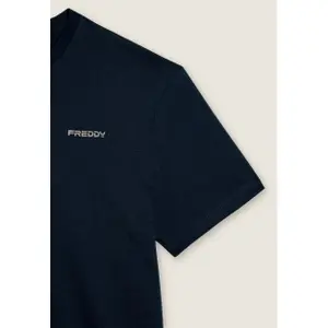 Απλό βαμβακερό μπλουζάκι για γυναίκες Freddy image-2