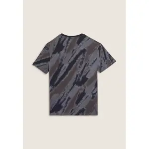 T-shirt με εκτύπωση και εφέ πινελιάς από βαμβάκι Freddy image-1