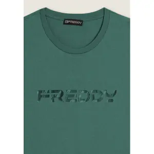 T-shirt με εκτυπωμένο κεντρικό λογότυπο για γυναίκες Freddy image-2