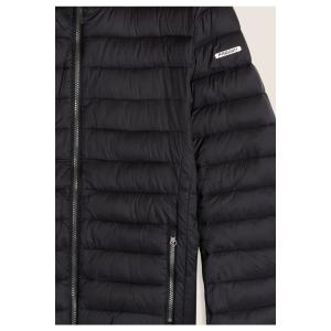 Hooded down jacket with high collar Freddy image-3