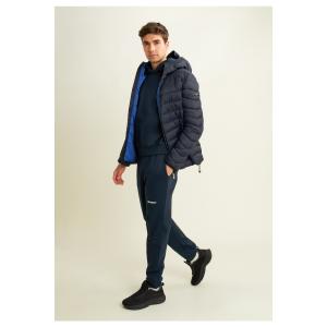 Hooded down jacket with high collar Freddy image-4