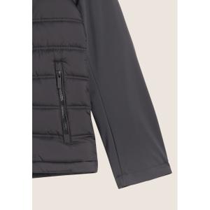 Dlouhá bunda s kapucí a hladkými panely Freddy image-6