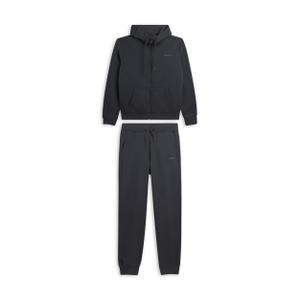 Zipped hooded tracksuit with ribbed edges Freddy