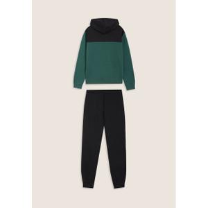 Hooded tracksuit with colorful details and ribbed cuffs Freddy image-1