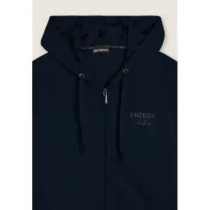 Sweatshirt com capuz efeito camuflado com painéis listrados Freddy image-2