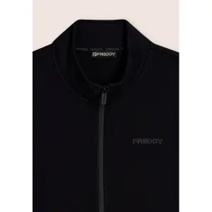 Kapuzensweatshirt mit Reißverschluss und glänzendem Effekt Freddy image-2