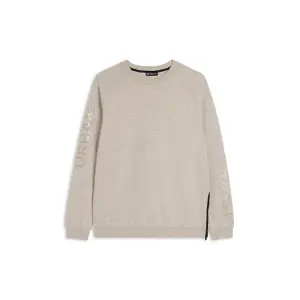 Damen-Sweatshirt mit seitlichem Reißverschluss und glänzenden Drucken Freddy image-0