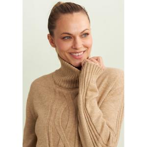 Pull à col montant avec tresse femme Freddy image-5