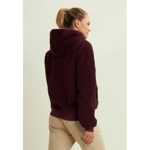 Sweatshirt à capuche en sherpa femme Freddy image-4