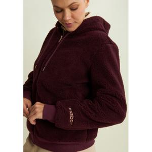 Sweatshirt à capuche en sherpa femme Freddy image-5