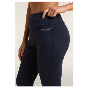Legging com faixas e logo para mulher Freddy image-5