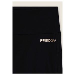 Legging com faixas e logo para mulher Freddy image-2