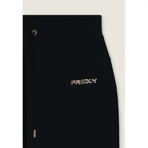 Spodnie dresowe z ściągaczami i paskami z logo dla kobiet Freddy image-2