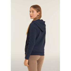 Sweatshirt com capuz zipado com faixa e logo para mulher Freddy image-4