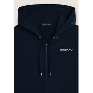 Moleton com capuz e fecho éclair para mulher Freddy image-2