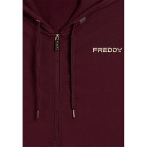 Moleton com capuz e fecho éclair para mulher Freddy image-6