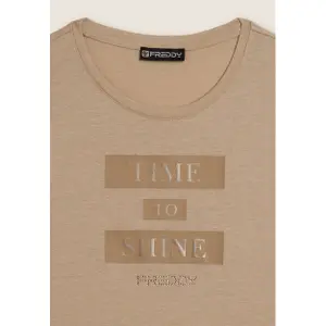 T-shirt με γραφικά γυναίκες Freddy image-6
