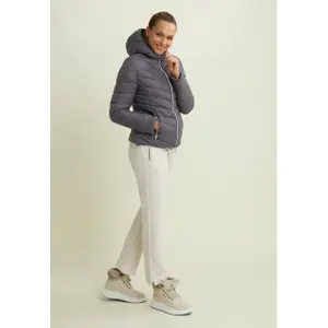 Spodnie proste z błyszczącymi detalami dla kobiet Freddy image-6