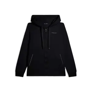 Damen Kapuzenpulli mit bicolor Glitzer Freddy image-0