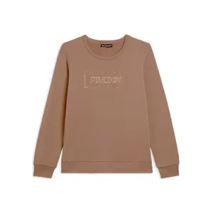 Sweatshirt mit Glitzer-Frontdruck für Damen Freddy image-0