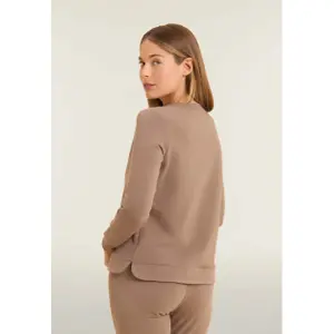 Sweatshirt mit Glitzer-Frontdruck für Damen Freddy image-4