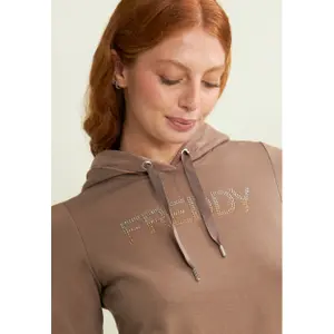 Damen Hoodie aus Innenvelours Freddy image-4