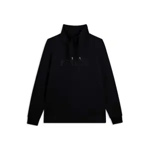 Sweatshirt mit seitlichen Schlitzen und Logo vorne für Damen Freddy image-0