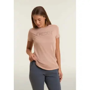 Τε-Shirts με δίχρωμο λογότυπο από παγέτες για γυναίκες Freddy image-2