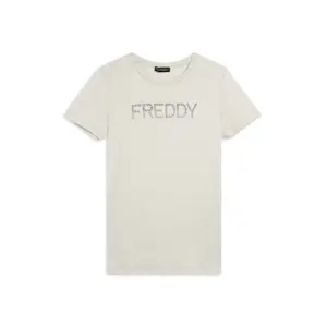 Τε-Shirts με δίχρωμο λογότυπο από παγέτες για γυναίκες Freddy image-0