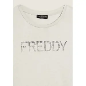Τε-Shirts με δίχρωμο λογότυπο από παγέτες για γυναίκες Freddy image-2