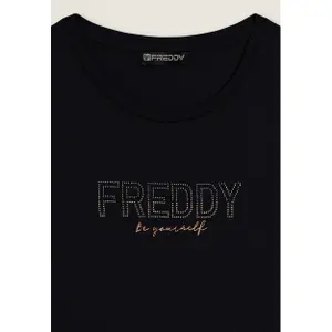 T-shirt με μικρές πλαϊνές σχισμές για γυναίκες Freddy image-2